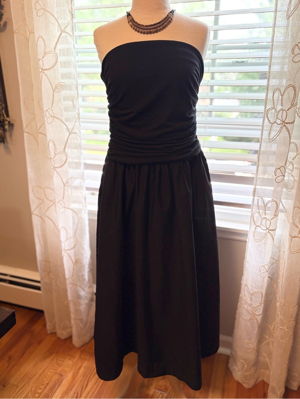 Loft Classic Strapless Black Dress, Large Petite - Excellent Used Condition